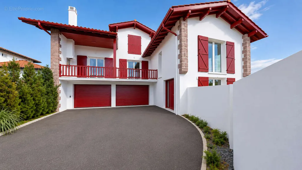 Extérieur - Villa Contemporaine avec Vue Océan et Montagnes à la Côte Basque