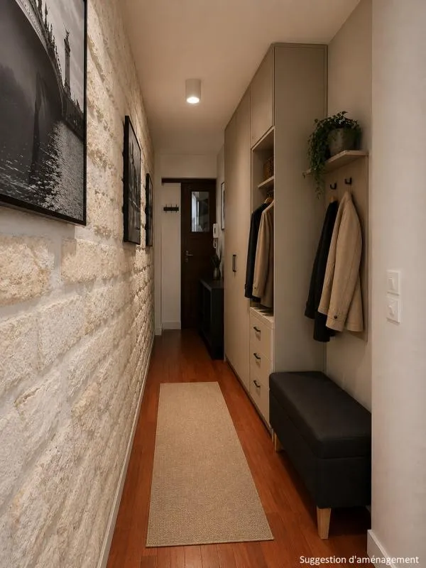 Esik - Studio with Exposed Stone in Paris 3