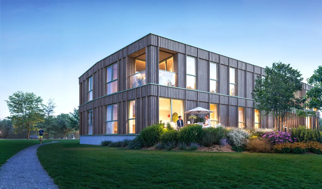 Exterior - Sustainable Apartment with Terrace in Mortsel
