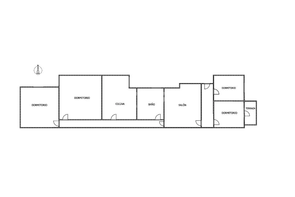 Floor Plan - Apartment with Terrace in Usera, Madrid
