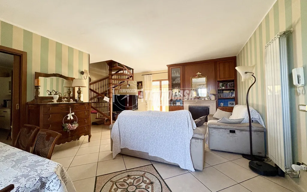 Séjour - Apartment with Balconies in Casaluce