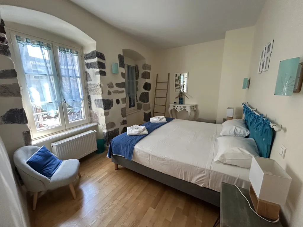 Bedrooms - Character House with Courtyard in Brioude