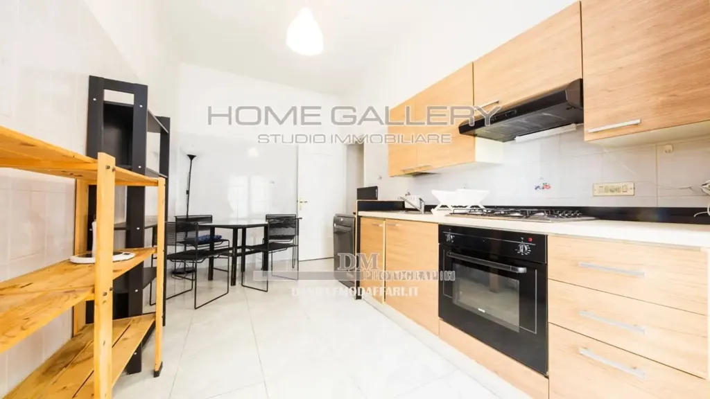 Cuisine - Trilocale with Balcony in Albaro, Genoa