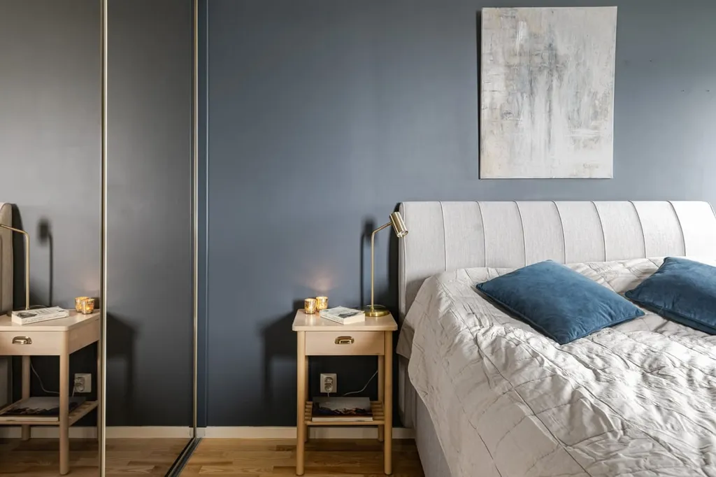 Camere da letto - Etagé Flat with Balcony & Rooftop in Kalmar