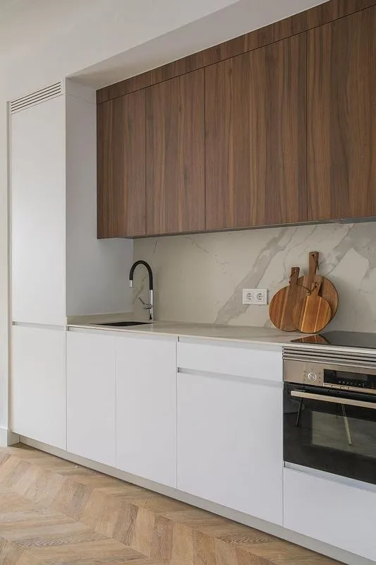 Kitchen - Apartment with Pool in Chamberí, Madrid