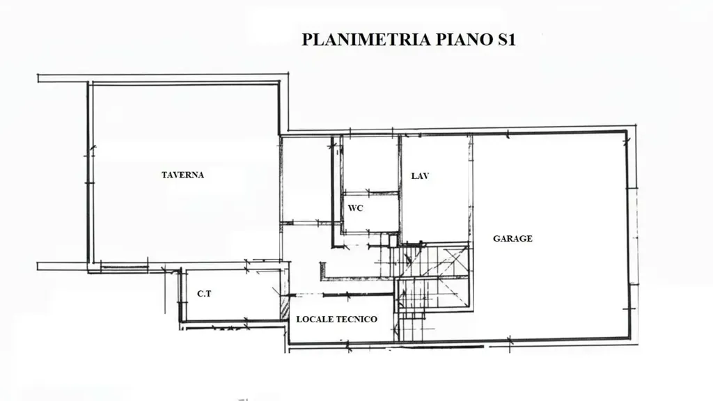 Plan - Bifamiliar Villa with Garden near Siena