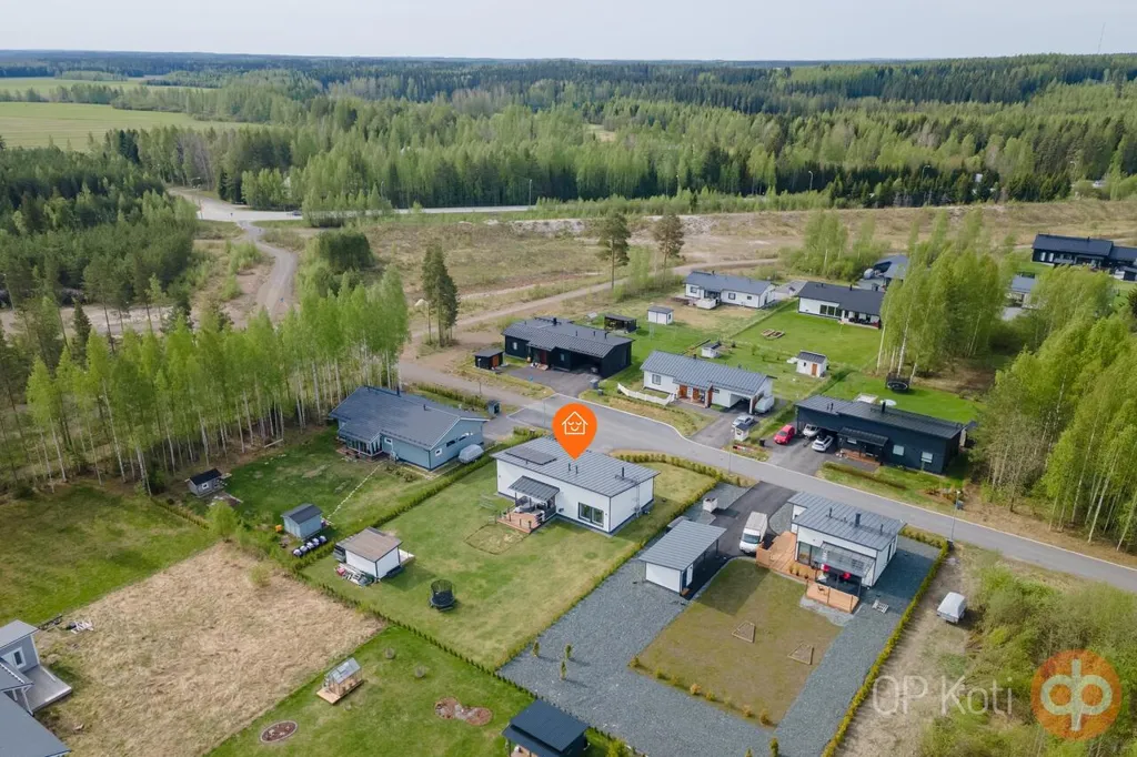 Vista aerea - Modern Cottage with Sauna in Multimäki