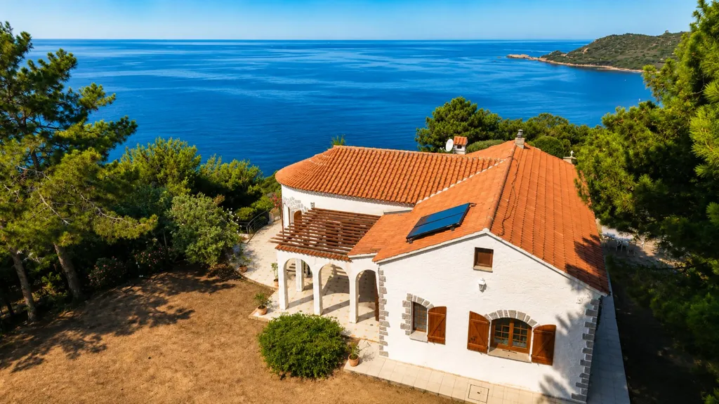 Õhuvaade - Luxury Villa with Sea View in Ajaccio