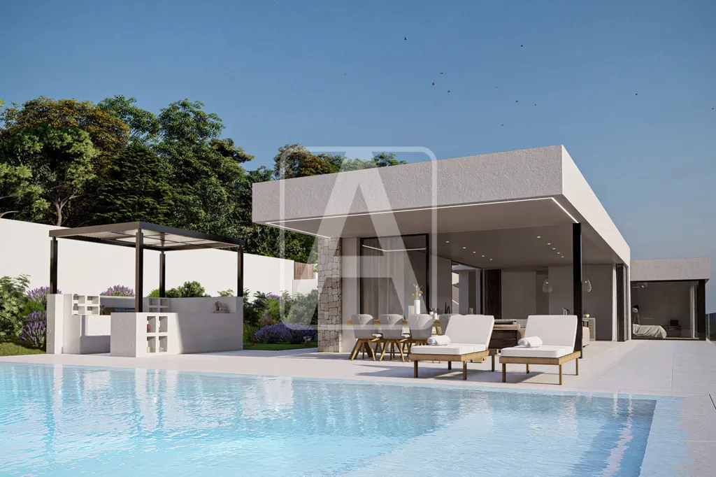Pool - Modern Villa with Sea Views in Altea