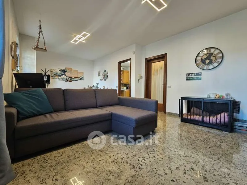Séjour - Semi-detached House with Private Garden in Mozzo Centre