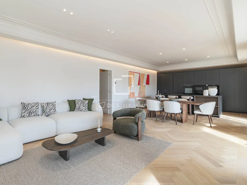 Séjour - Renovated Apartment with City Views in Eixample