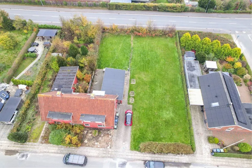 Vue aérienne - Buildable Plot in Central Vejen