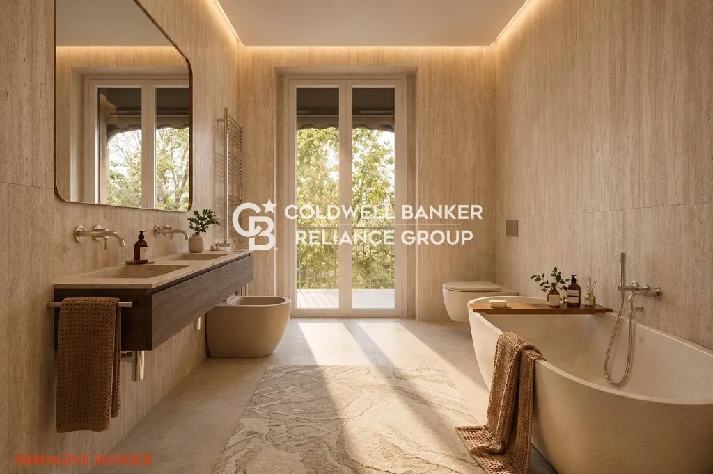 Salles de bain - Renovated Flat with Pool in Milan, San Siro