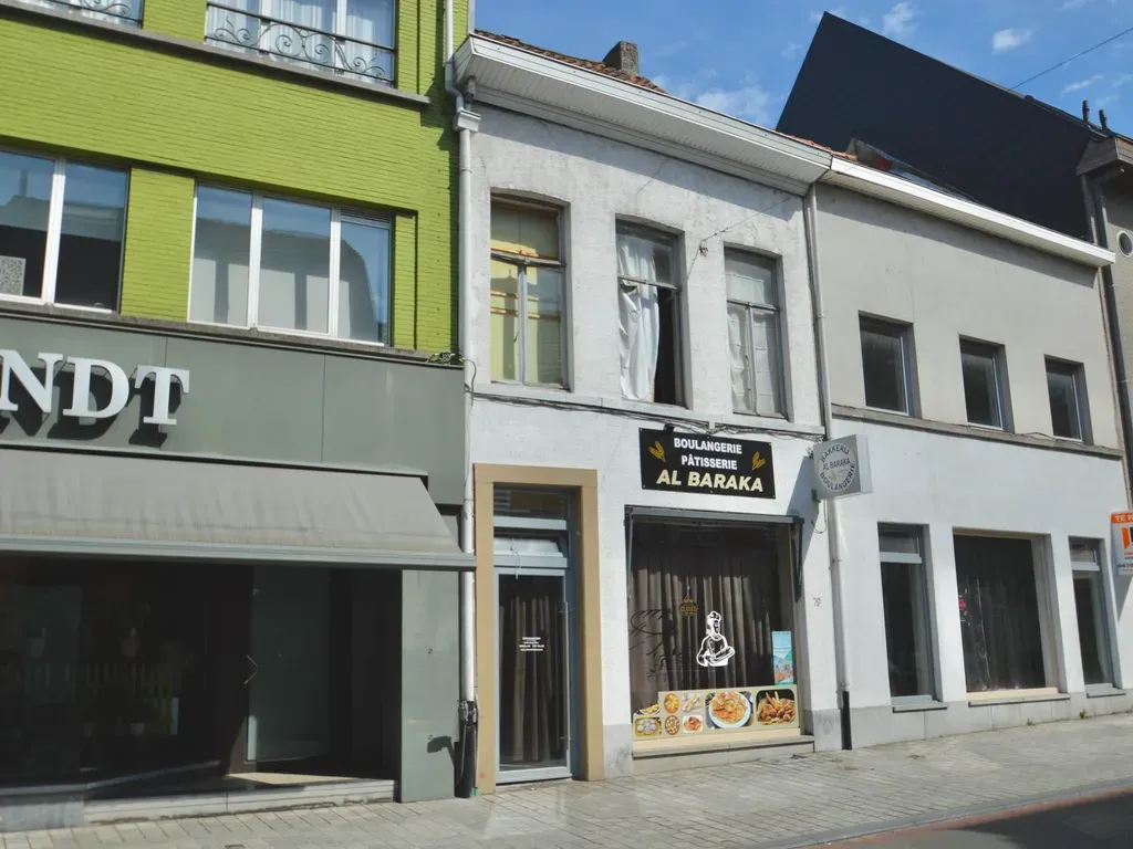 Extérieur - Immeuble mixte avec commerce et logement à Renaix