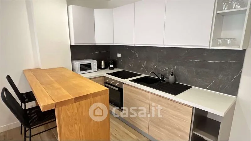 Köök - Modern Flat with Balcony in Como