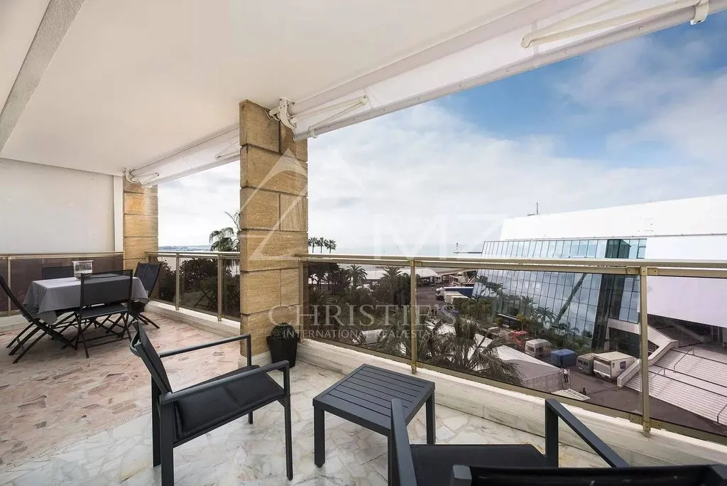 Balcon - Appartement Luxe avec Vue Mer à Cannes