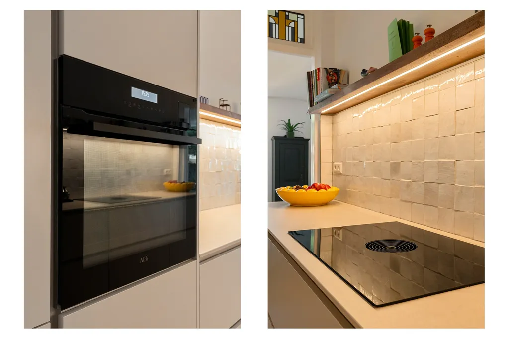 Cuisine - Renovated Ground Floor Flat with Water View in Amsterdam