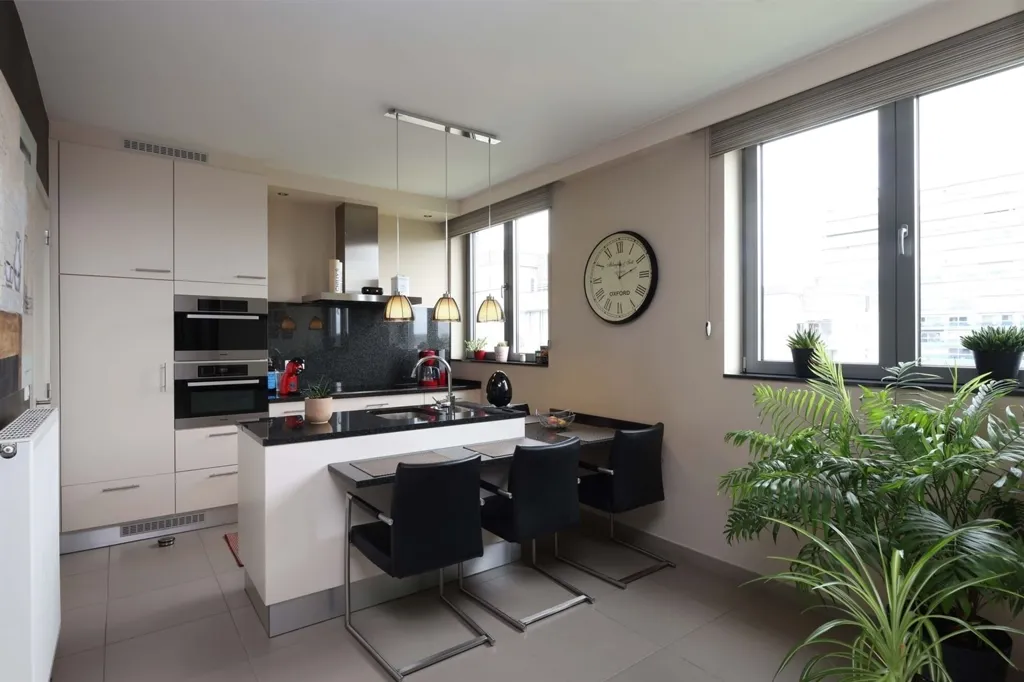 Cuisine - Appartement avec Terrasse et Parking à Hasselt