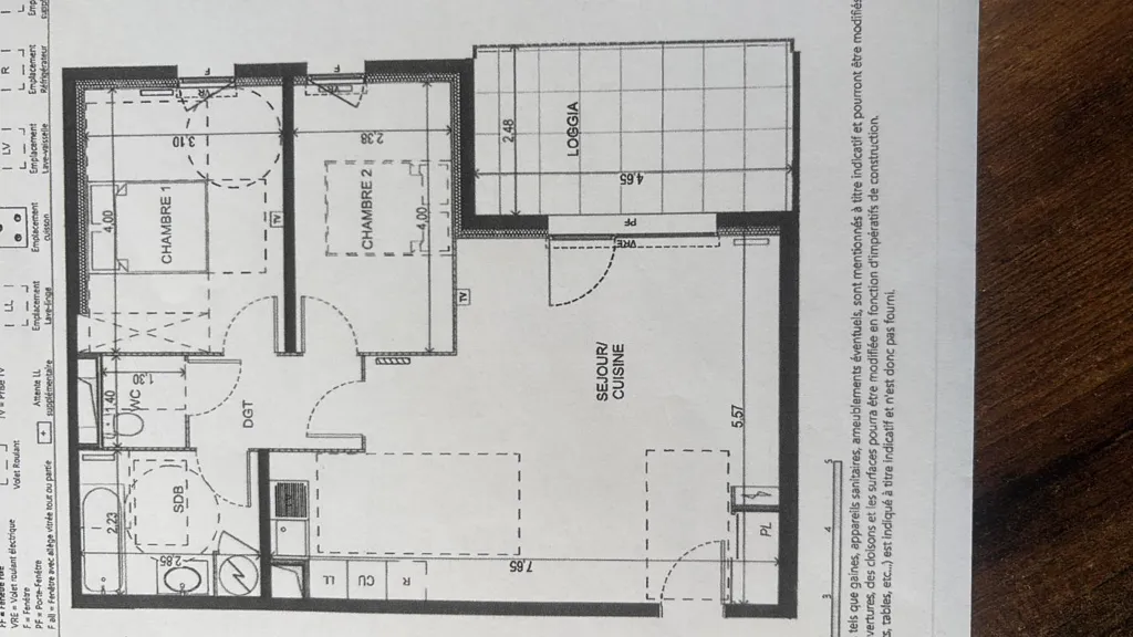 Plaan - Modern Apartment with Loggia in Garons