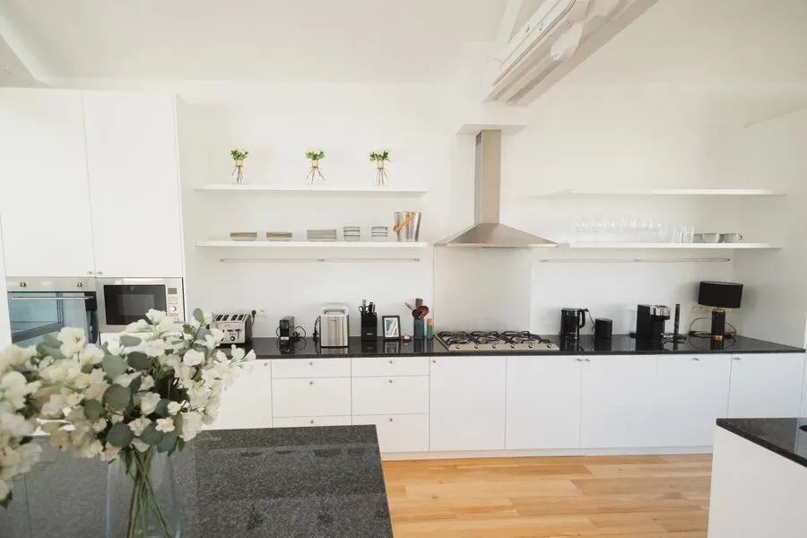 Kitchen - Rear House with Garden in Châtelain, Ixelles