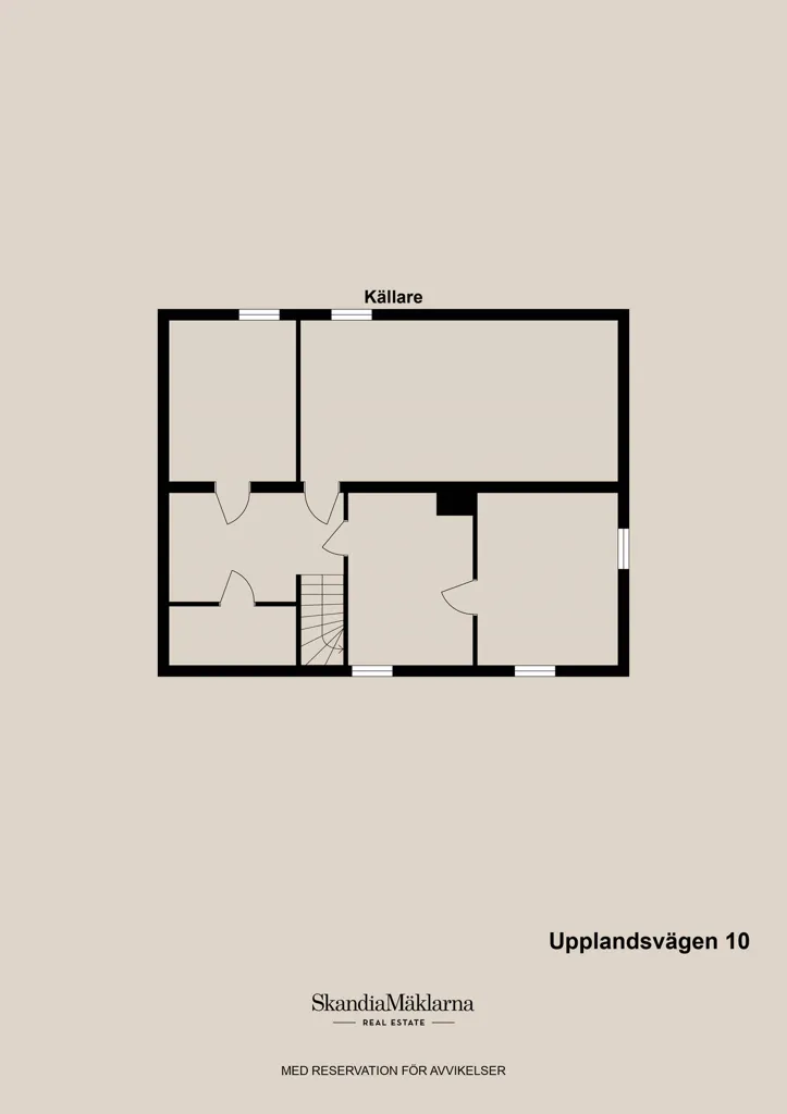Floor Plan - 1.5-Storey Villa with Garden in Söderhamn