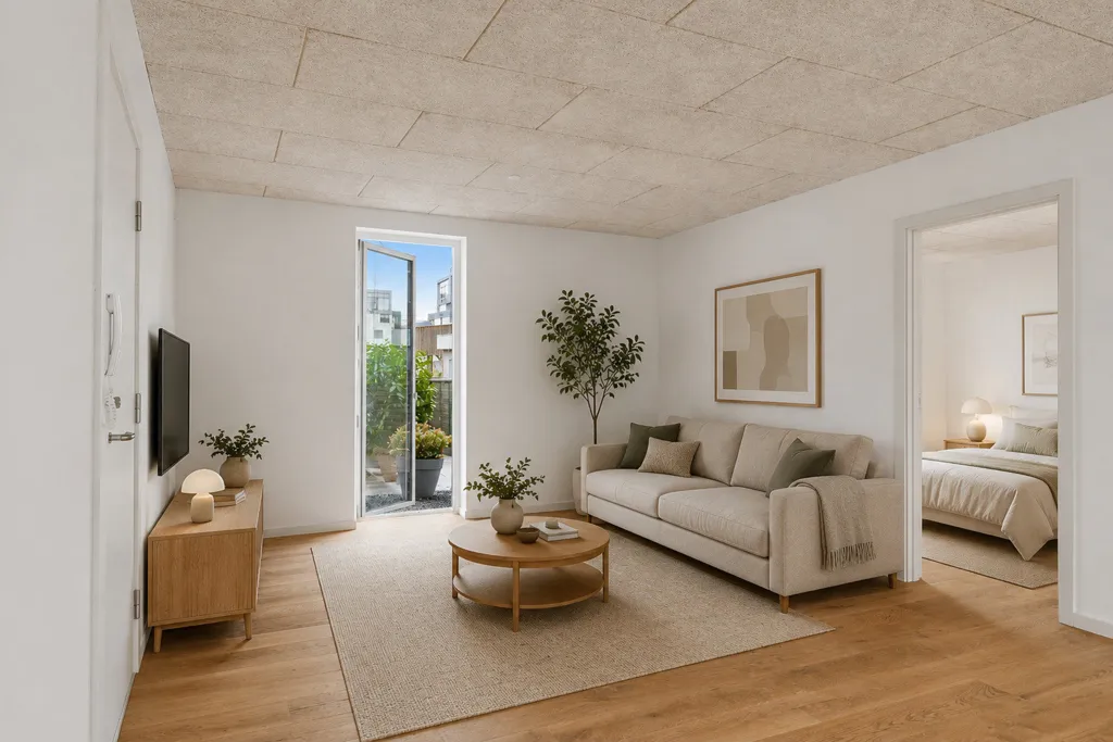 Elutuba - Apartment with Balcony in Taastrup