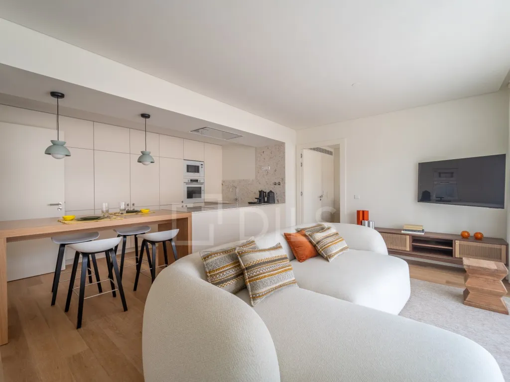 Soggiorno - T2 Apartment with River View in Vila Nova de Gaia