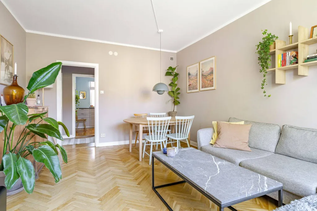 Soggiorno - Renovated Flat with Balcony in Linköping