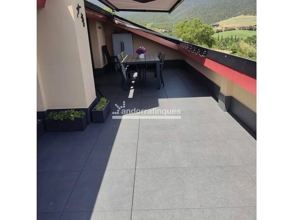 Terrass - Dúplex with Pool and Terrace in Montferrer i Castellbó