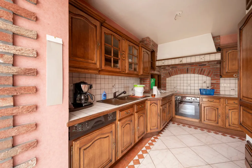 Köök - 3-Bedroom Villa with Veranda in Saint-Mard