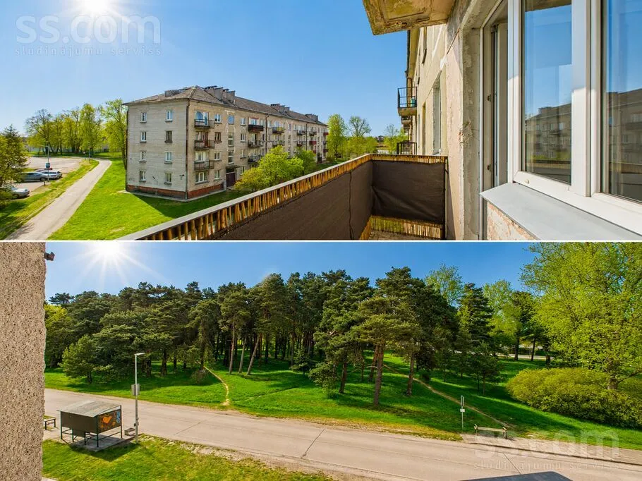 1-toaline korter asukohas Liepāja un raj.