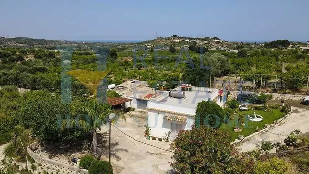 Vue aérienne - Villa with Lemon Grove near Noto
