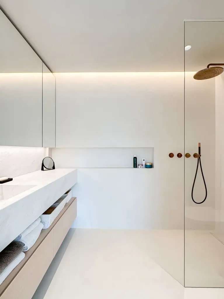 Bathrooms - Refined Duplex in Prominent Villa Residence, Zoute