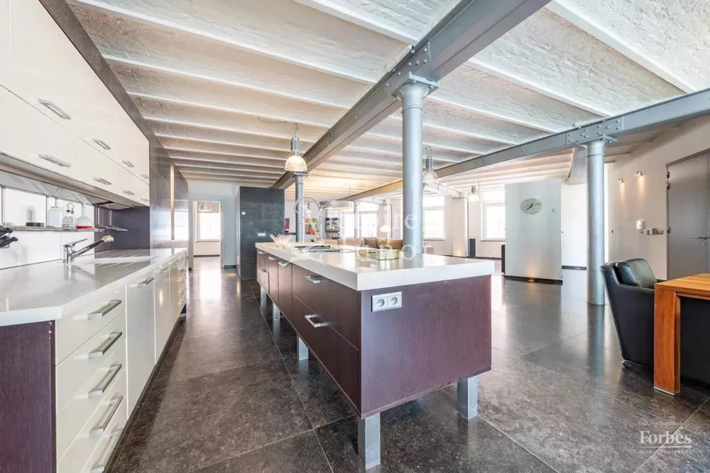 Cuisine - Loft 2 Chambres avec Parking à Bruxelles