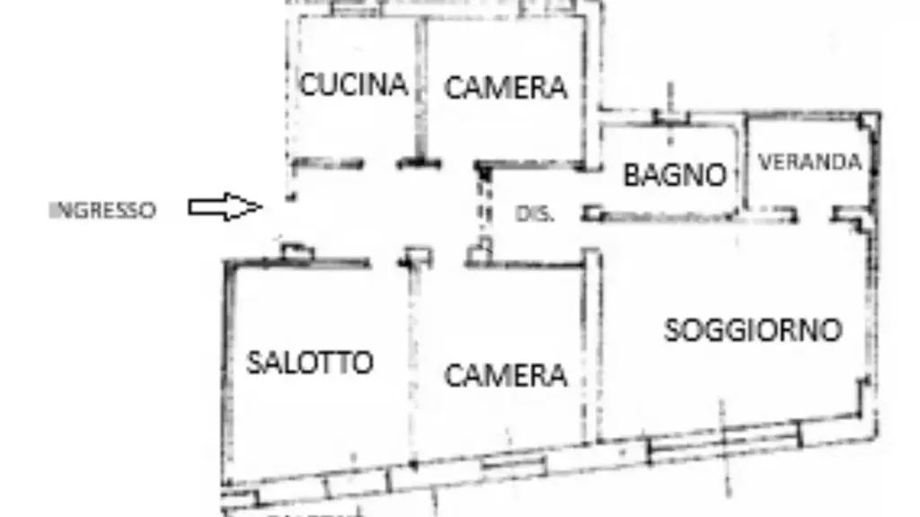 Plaan - Duplex with Balcony in Milan
