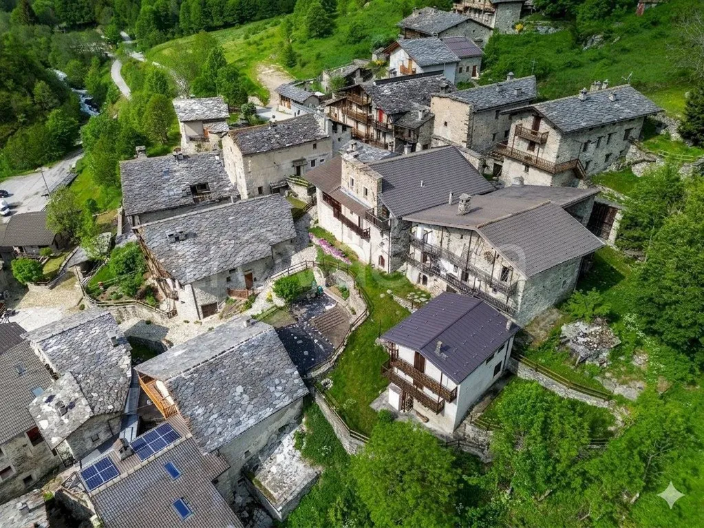 Vue aérienne - Alpine Baita with Mountain Views in Canosio