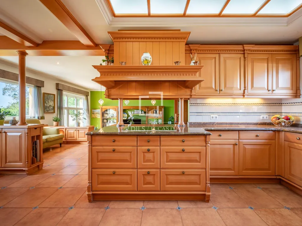 Cuisine - Terraced Villa with Sea Views in Lians, A Coruña