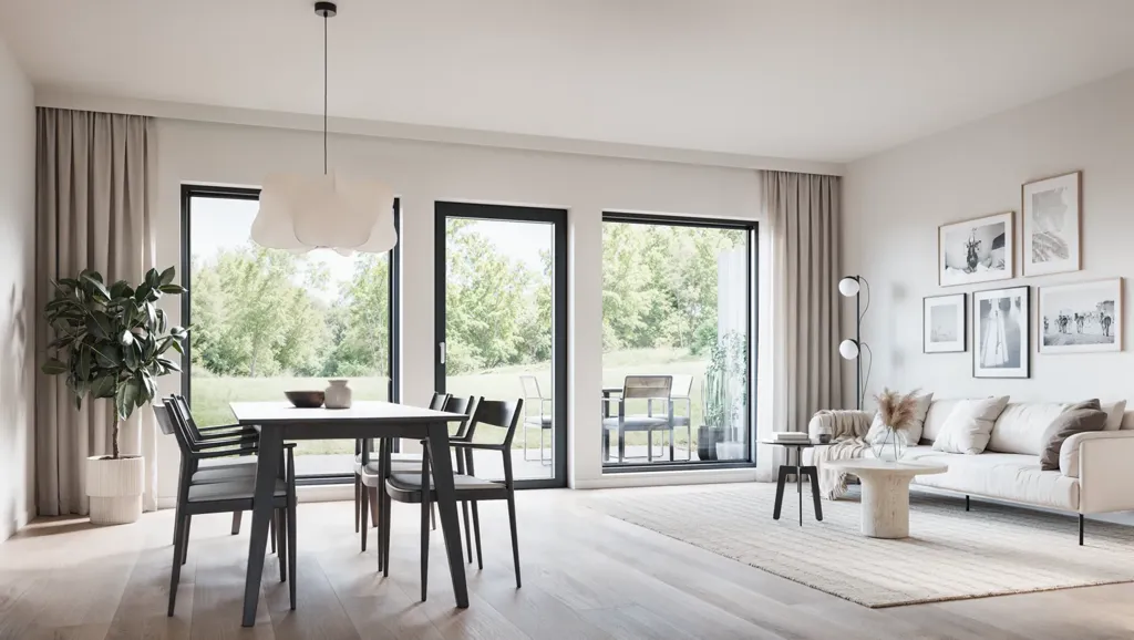 Salle à manger - Modern Terraced House with Balcony in Norrköping