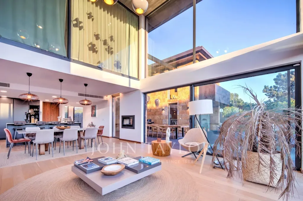 Living Room - Modern Villa with Sea View in Troia Resort