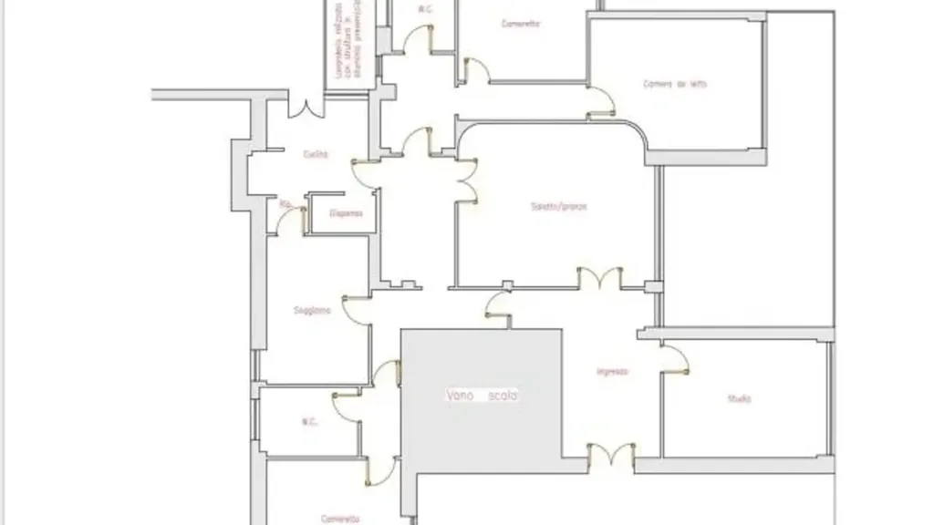 Plan - Penthouse with Terrace in Siracusa