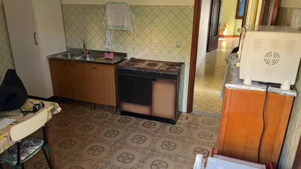 Cucina - Apartment with Balcony and Terrace in Ascea