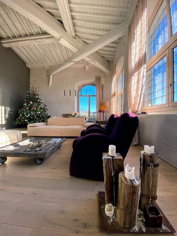 Living Room - Historic Villa with Panoramic Views in Florence