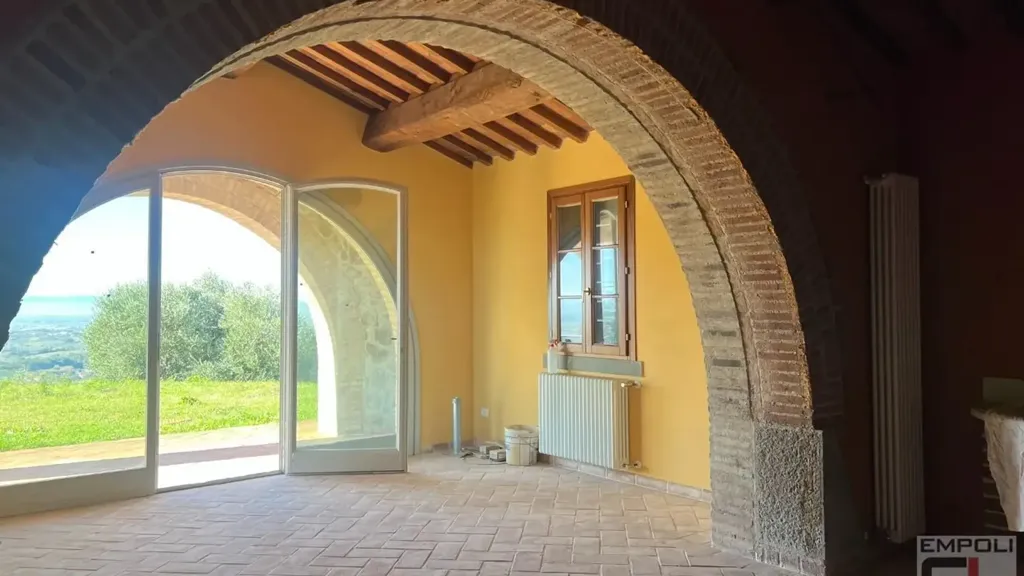 Terrace - Cascina with Pool in Vinci