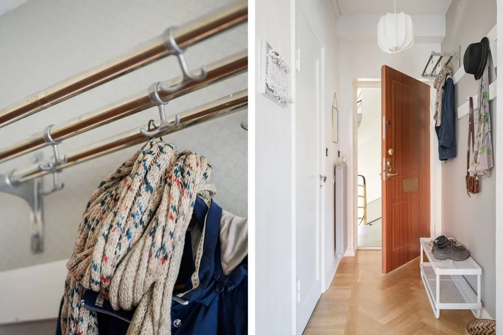 Entrée - Characterful 1930s Flat with Stucco in Malmö