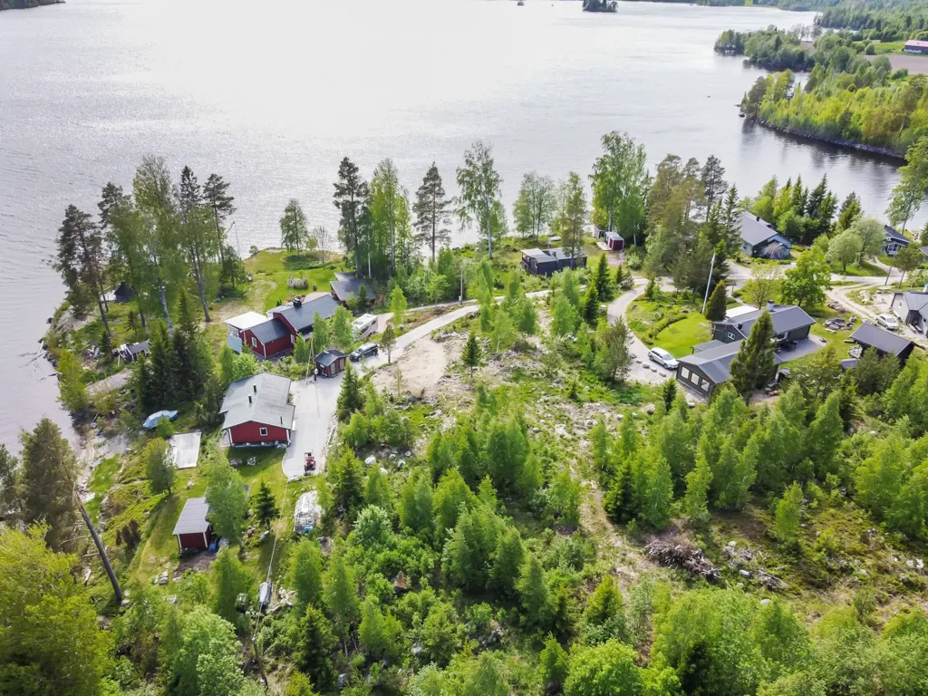 Vue aérienne - Natural Plot with Lake View in Svala, Njurunda