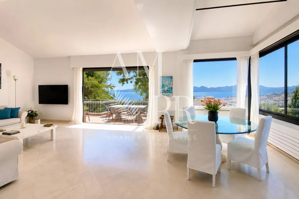 Soggiorno - Villa with Sea View in Cannes