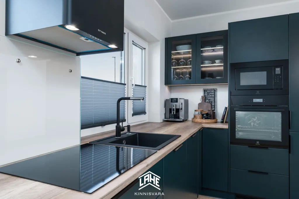 Kitchen - Contemporary Brick House with Garden in Pärnu