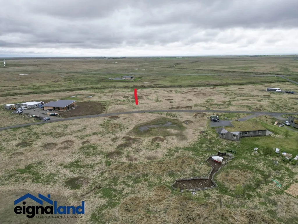 Vue aérienne - Building Site with 29 Plots in Selfoss