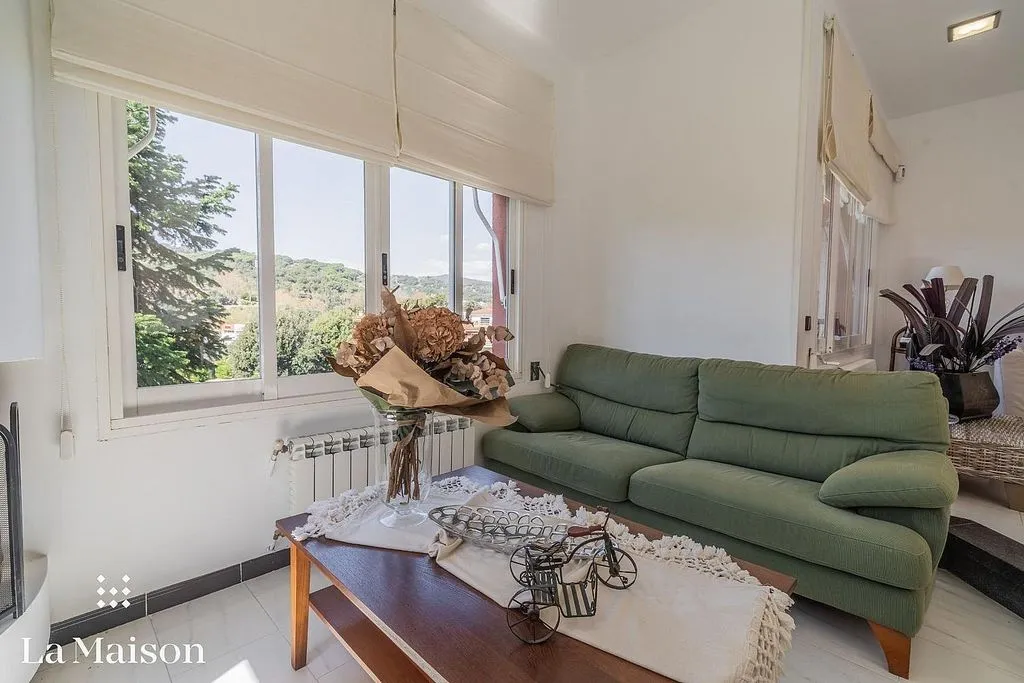 Living Room - Luxury House with Pool in Arenys de Munt