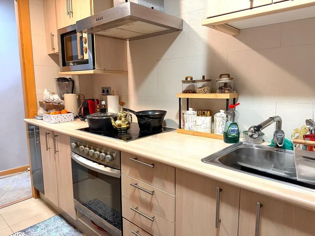 Cuisine - Apartment with Mountain View in Cerdanyola Nord